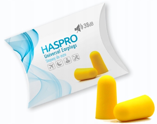 

Haspro Zatyczki do uszu stopery 1P Foam 1 para