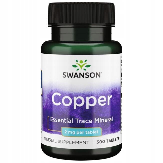 

Swanson Chelat Miedzi 2MG 300T Copper Odporność