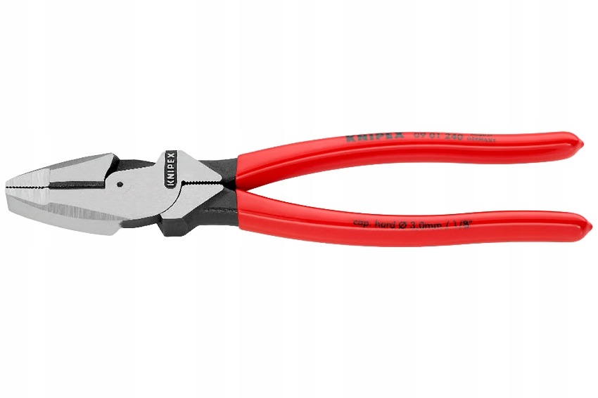 Kombinačky se zvýšeným převodem Linemans Knipex 240 mm s povrchovou úpravou Najder