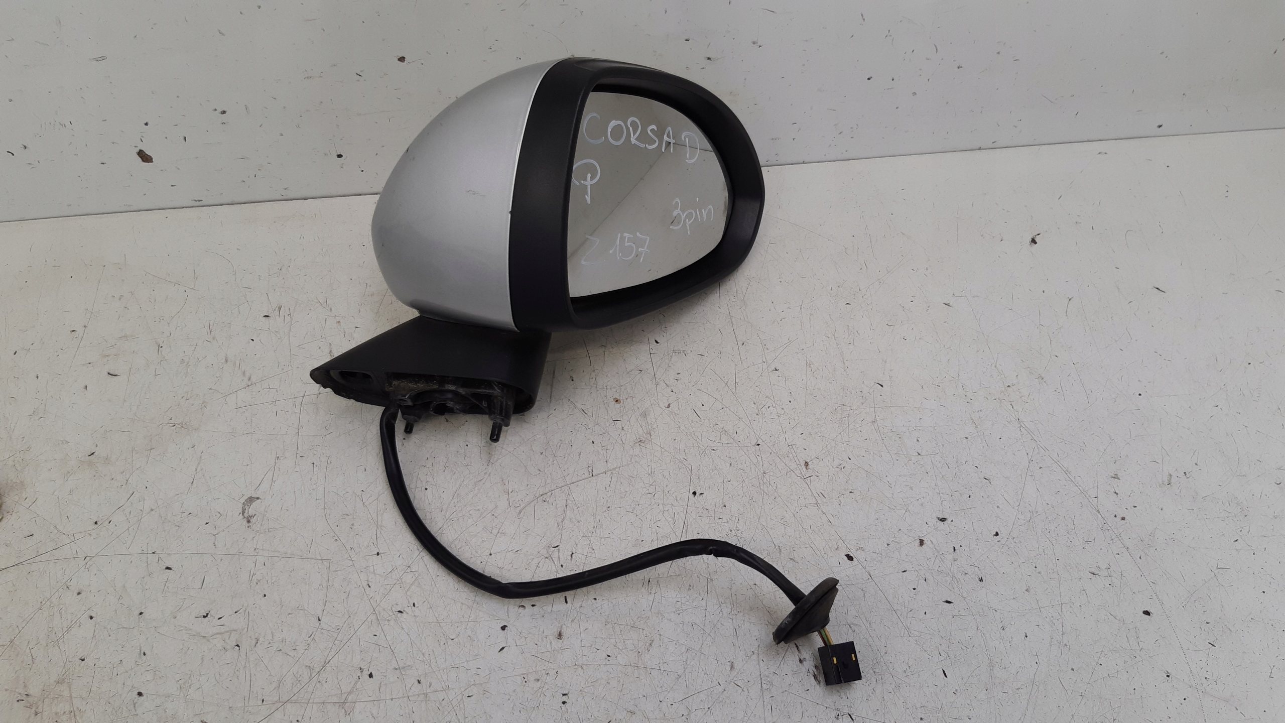 mirror right 3 PIN Z157 Opel Corsa D