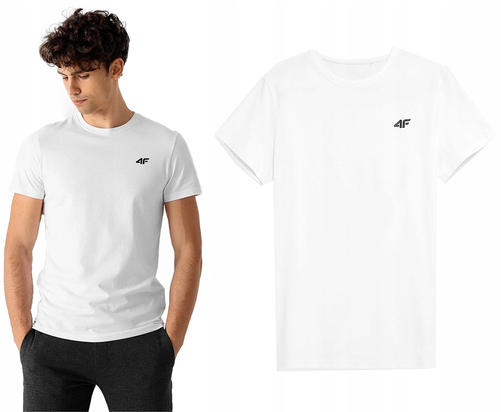 

4F T-shirt Koszulka Męska bawełna TSM352 r. M