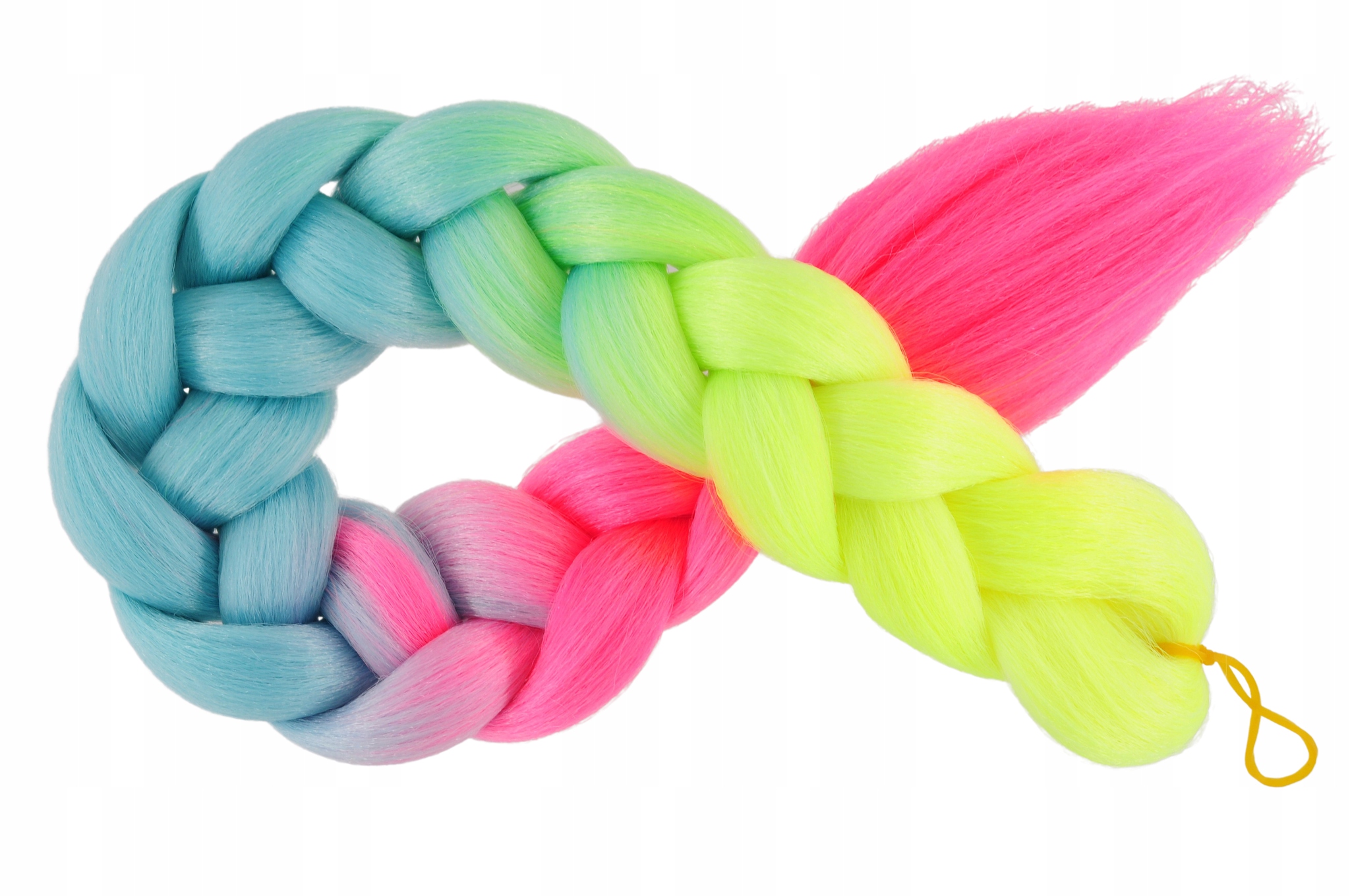 WŁOSY SYNTETYCZNE PROSTE KOLOROWE WARKOCZE 3K.061