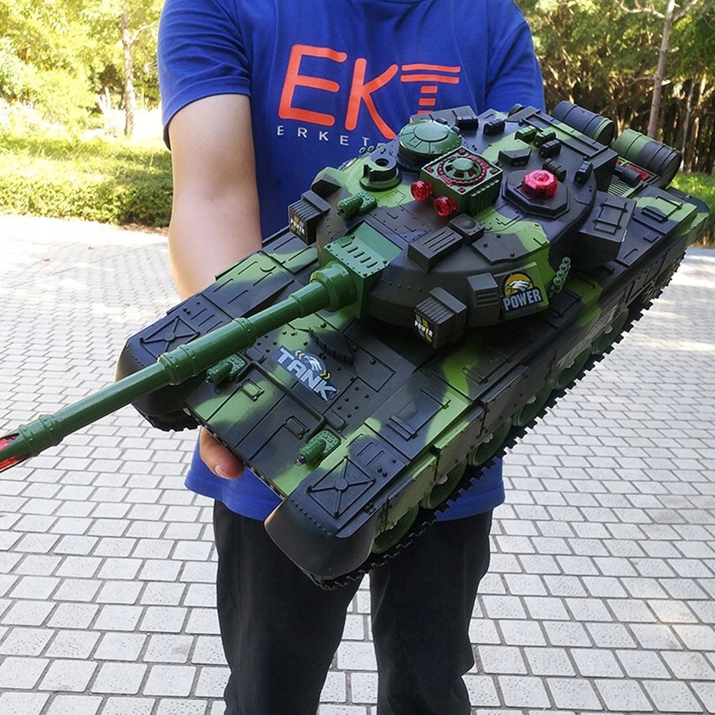 DUŻY CZOŁG ABRAMS ZDALNIE STEROWANY NA RADIO 34 CM. CZOŁG GIGANT XXL !!!