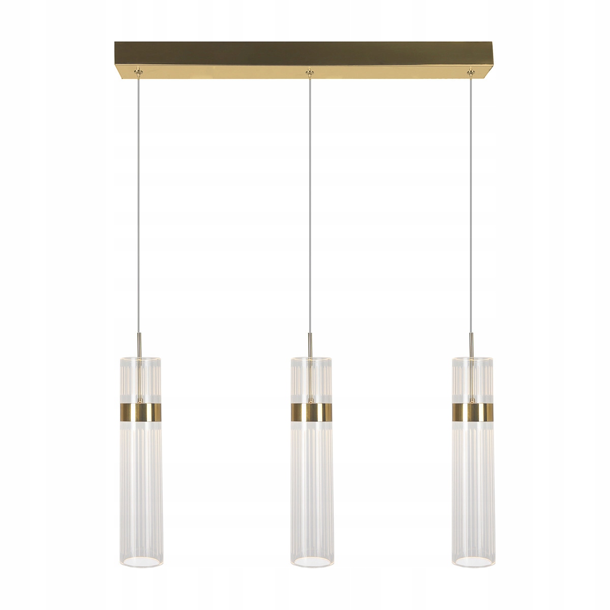 Závesná lampa Light Prestige Ambiente 3 zlatá Led Cct akrylová linka