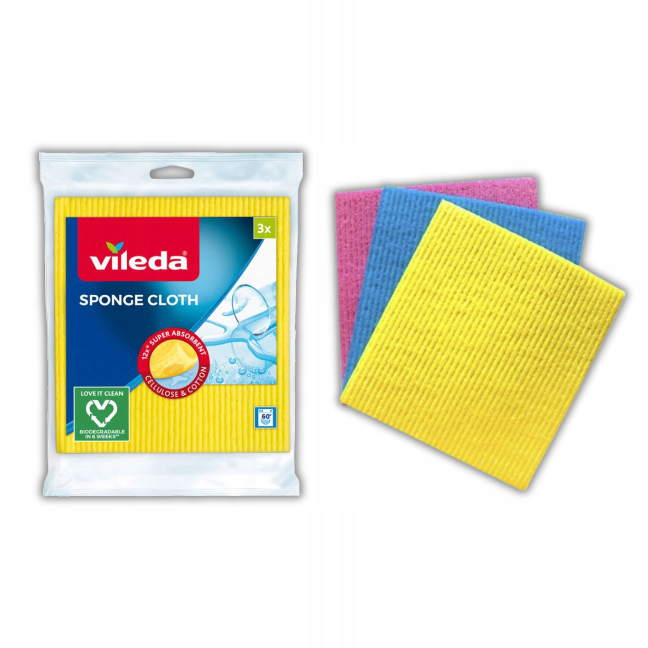 Vileda Mop ULTRAMAX płaski ZESTAW + GRATISY Szerokość wkładu 35 cm