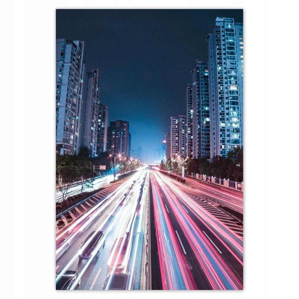 

Plakat 40x60 Nocna jazda po mieście