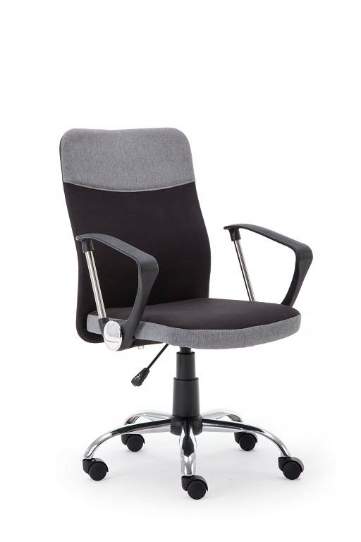 Fotel biurowy obrotowy do biurka TOPIC czarny (TOPIC) • Cena, Opinie •  Fotele obrotowe 13432425200 • Allegro