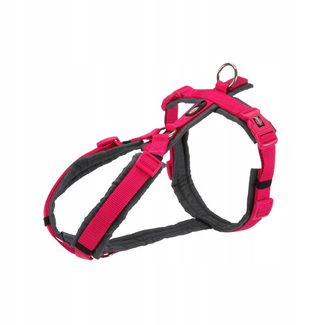 Levně Postroj pro psa Trixie Trekking New Premium Grafit Fuchsie S