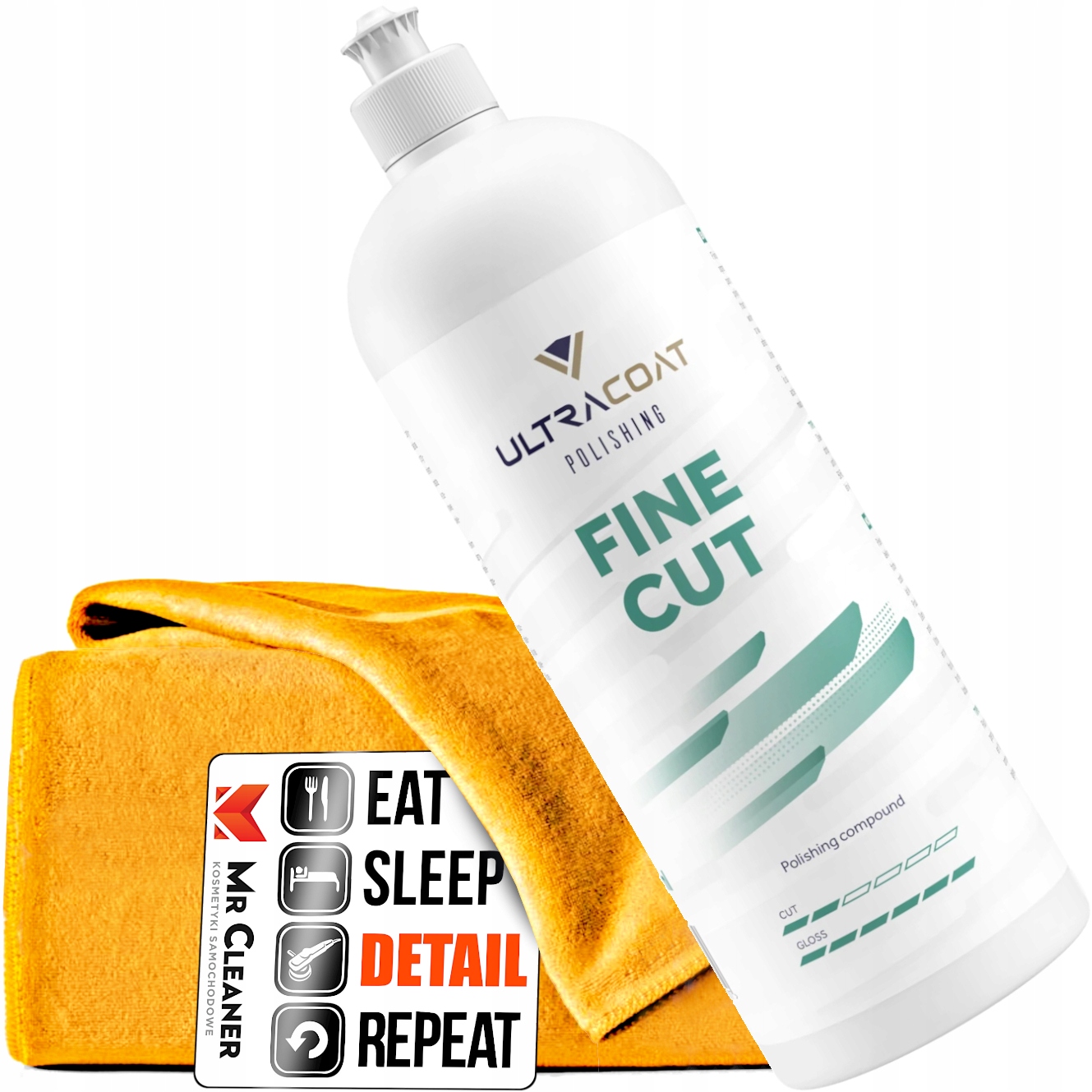 Ultracoat Fine Cut Dokončovacia leštiaca pasta na lak Finish 1000 ml 1L
