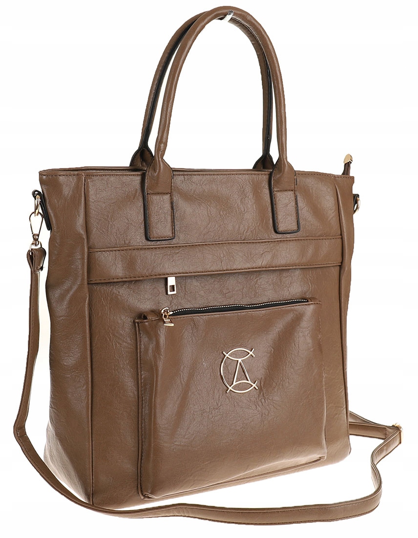 Torebka Damska teczka Modna Listonoszka na Ramię do ręki kuferek S2357 Materiał dominujący skóra ekologiczna