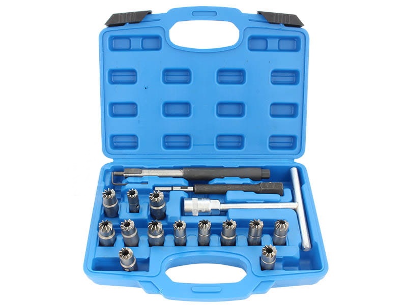 FREZY DO GNIAZD WTRYSKIWACZY COMMON RAIL 17 ELEMENTÓW Kod producenta FT8187