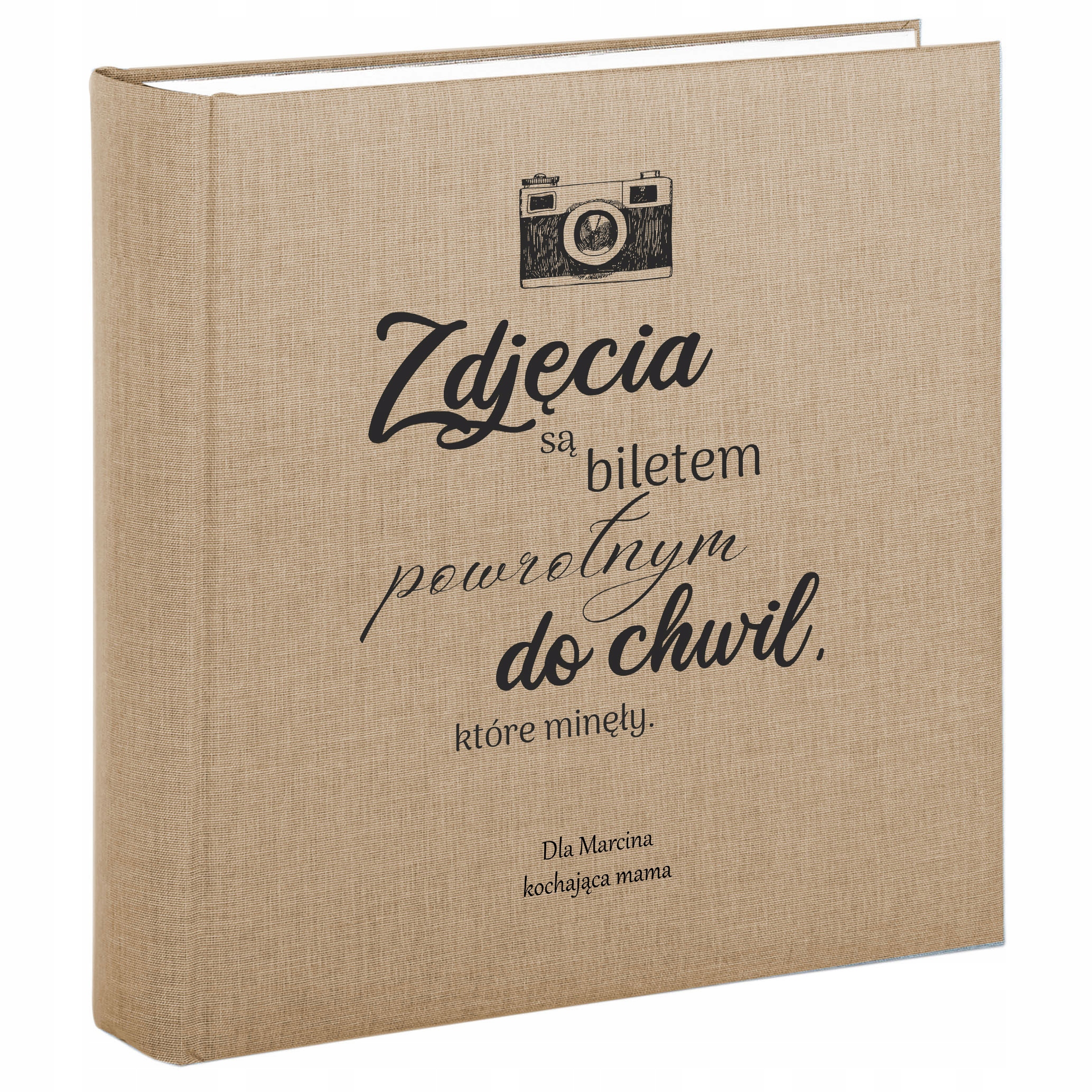 Album podróżnika na zdjęcia 50 kart Personalizowany nadruk Wakacje Podróże