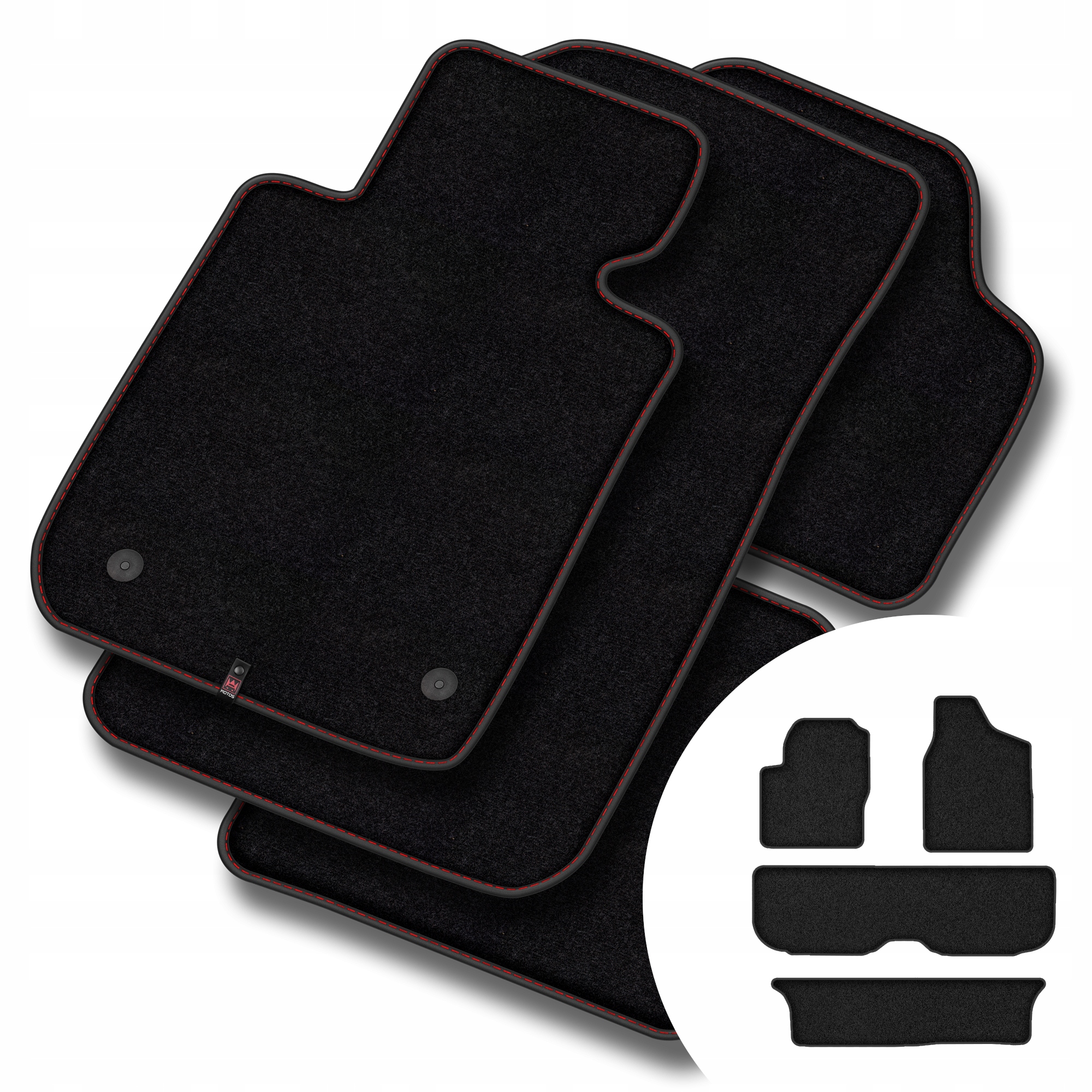 Prémiové velurové koberce pro Ford Galaxy I 1995-2006 7 osob