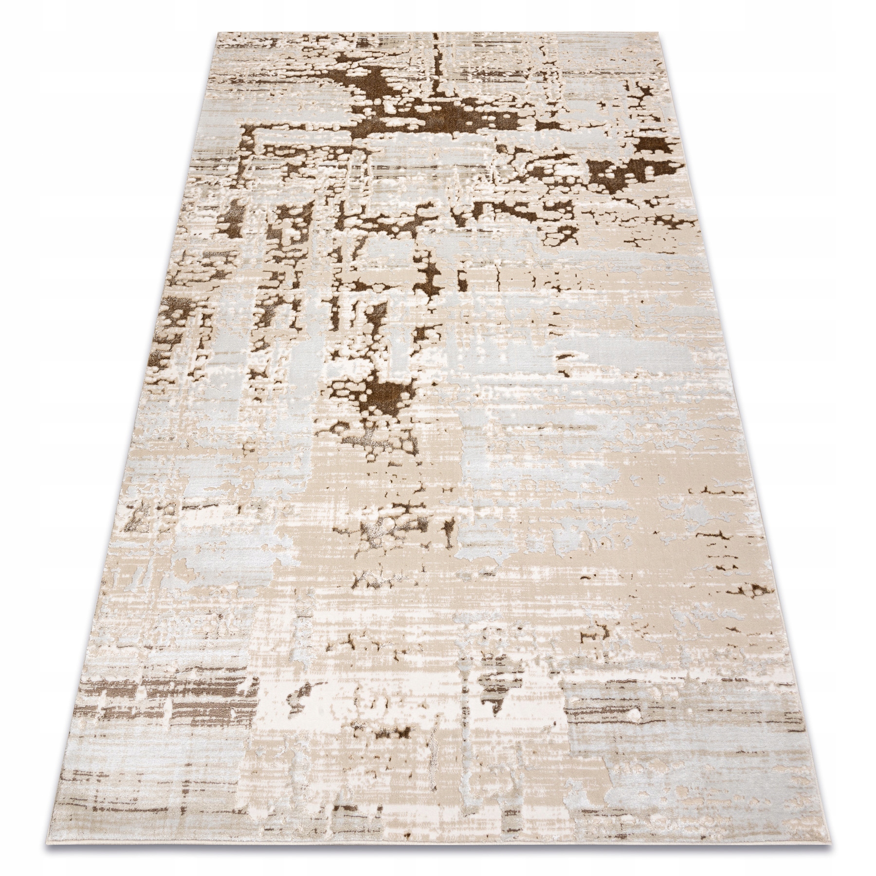 Stylový Koberec Do Obývacího Pokoje Vintage béžový Přetíratelný 80x150 cm