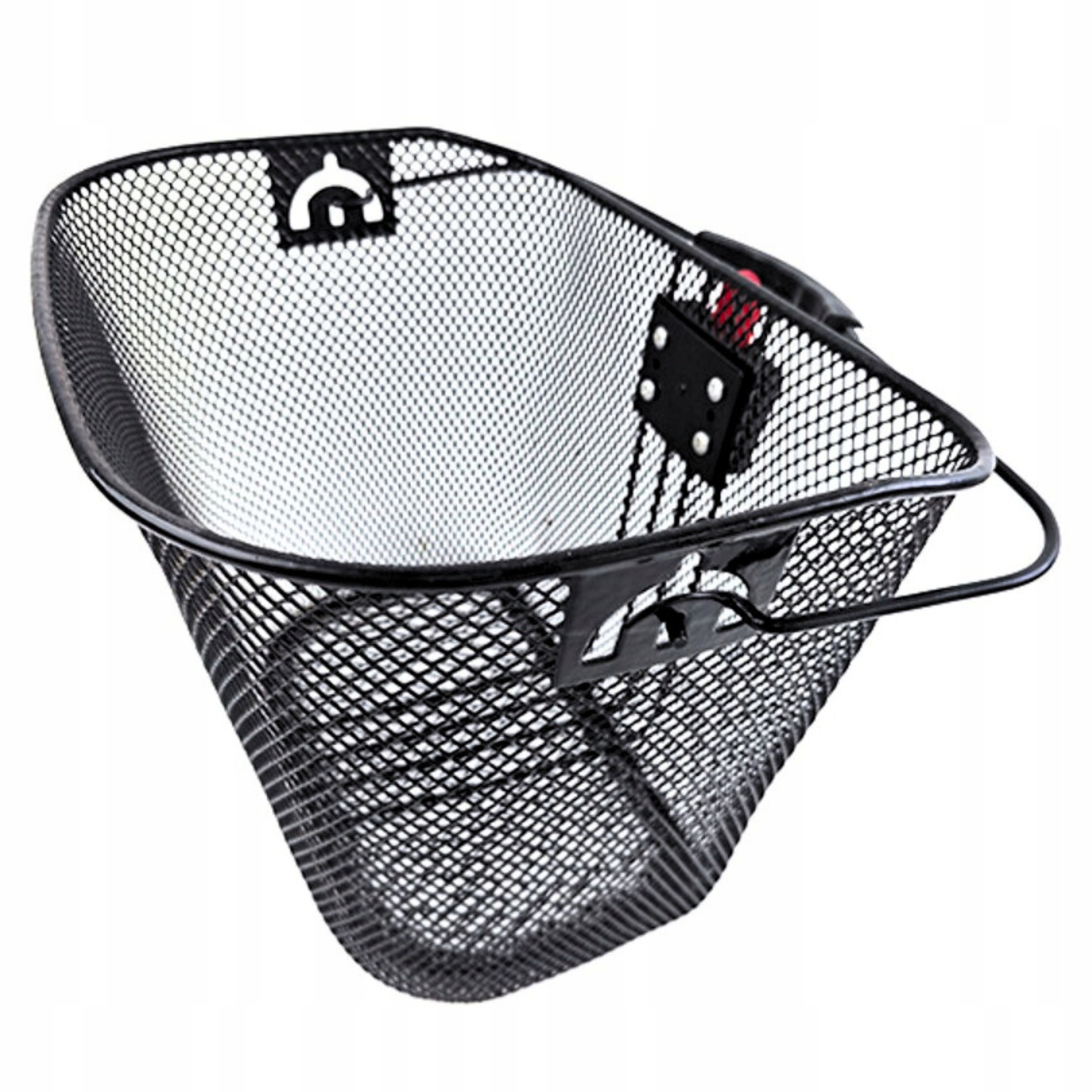 KOSZ NA ROWER METALOWY KOSZYK ROWEROWY DUŻY NA KIEROWNICĘ MIEJSKI CLICK Model GX - KOSZYK 2