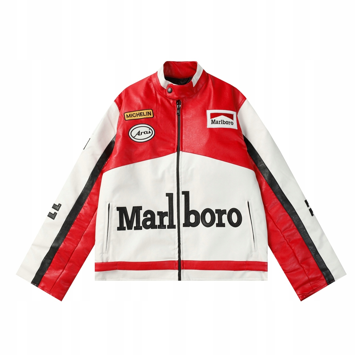Kožená bunda Marlboro Racing Vintage M Unisex