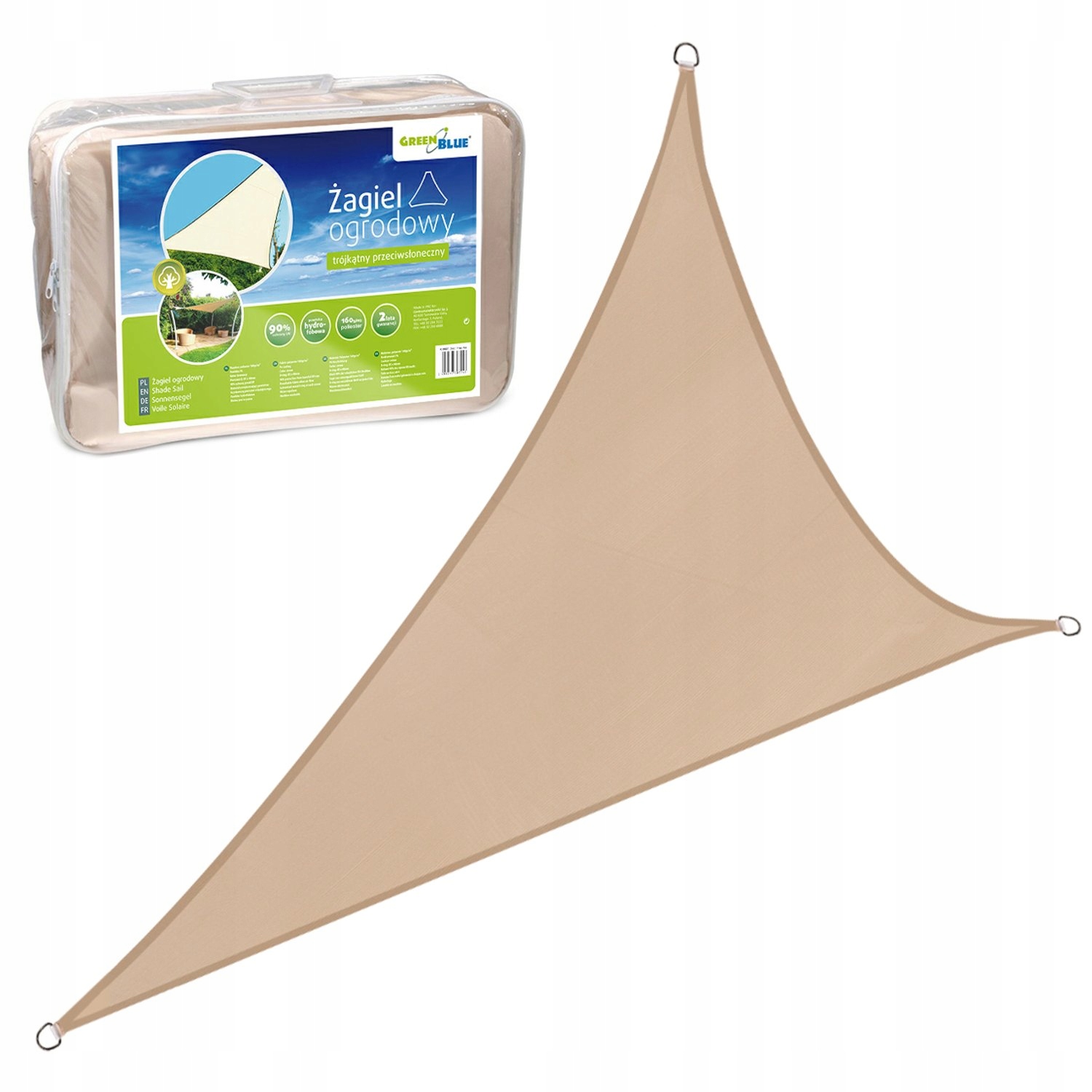 

Żagiel Przeciwsłoneczny Zacieniacz Ogrodowy 5x5x5m