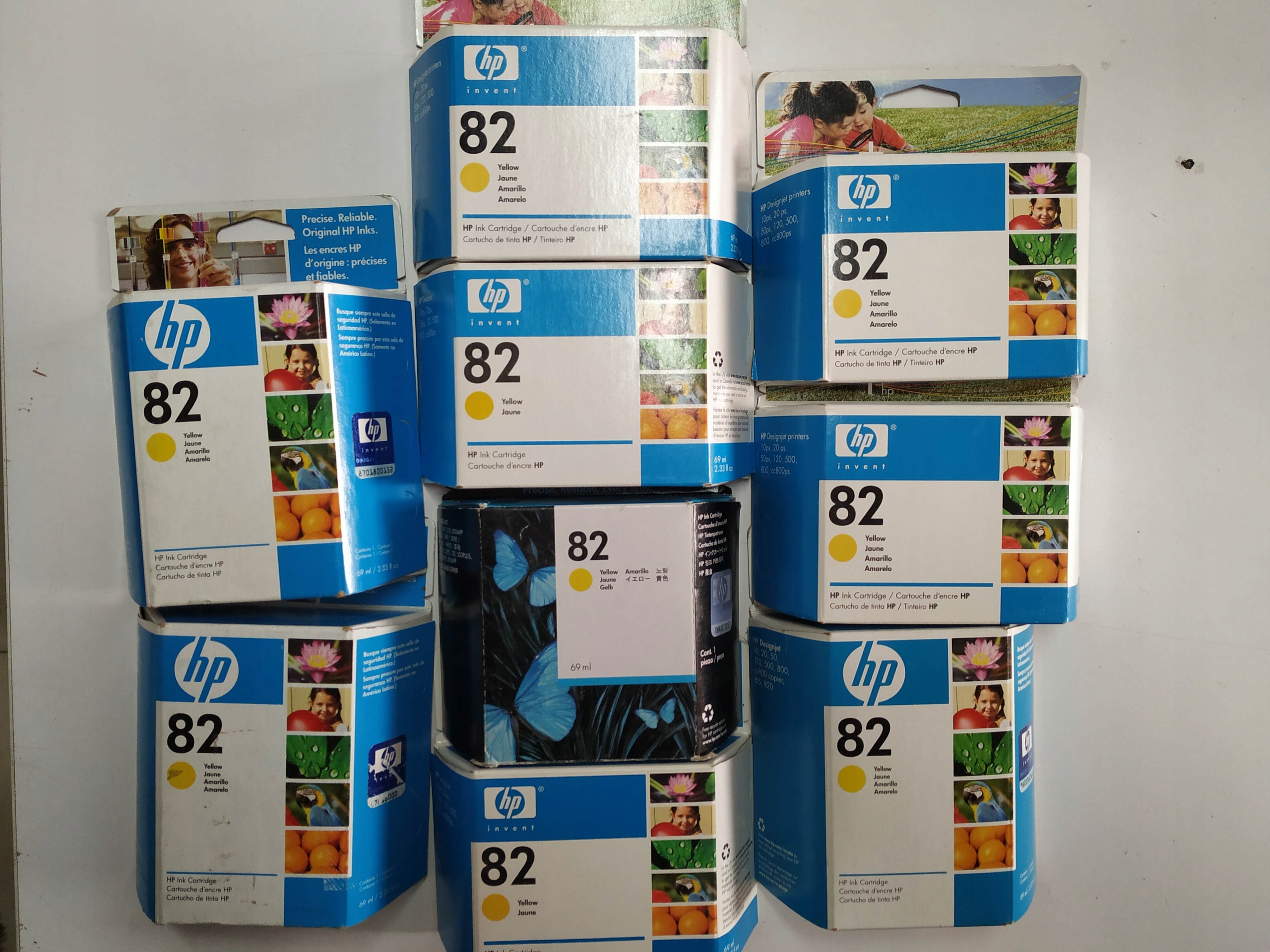 Inkoust Hp 82 Yellow C4913A Orig. pro Hp 500 800 110 100 815MFP