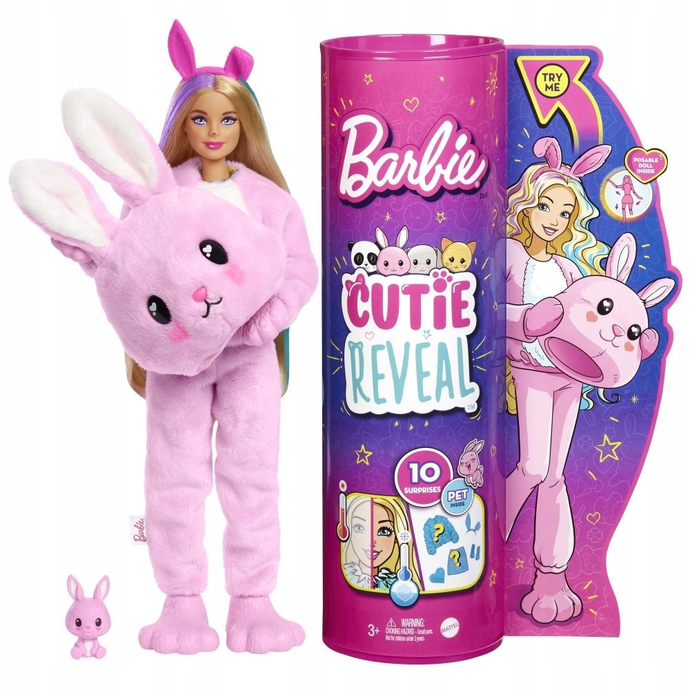 Barbie Cutie Reveal Lalka w przebraniu króliczka 12169175883 - Allegro.pl