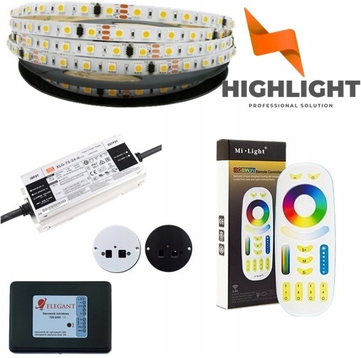 5m Schodiskový set F25 led pás SMD5050 mono