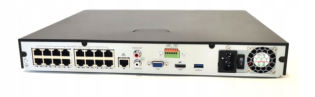 Záznamník až pro 16 Ip kamer s rozlišením 8Mpx