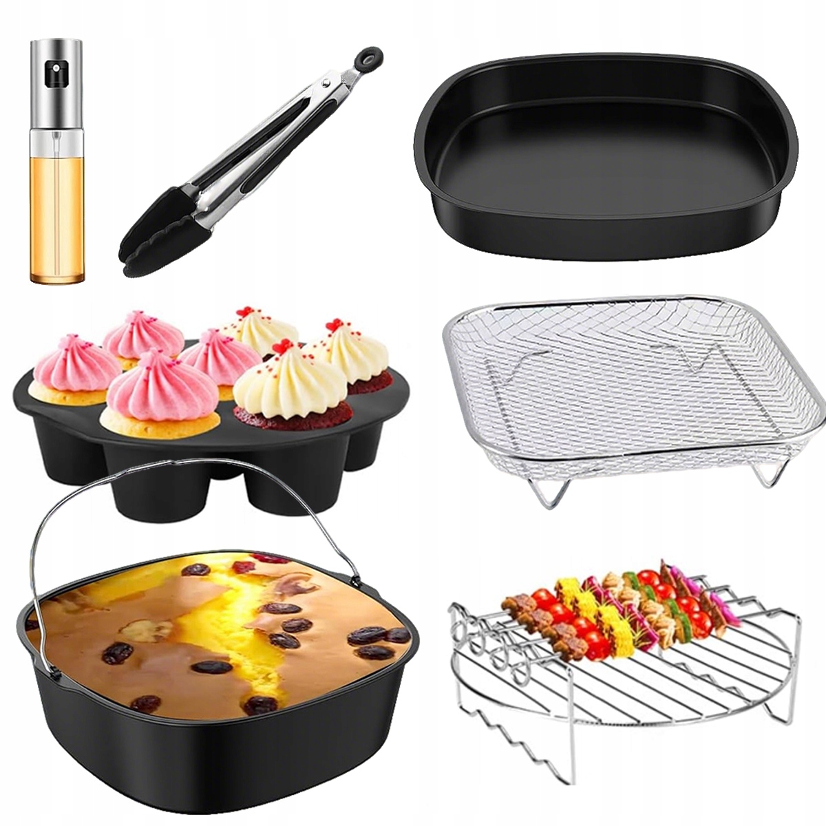 Zestaw 12 Akcesoria Do Frytownicy Betłuszczowej Ninja/COSORI Air Fryer