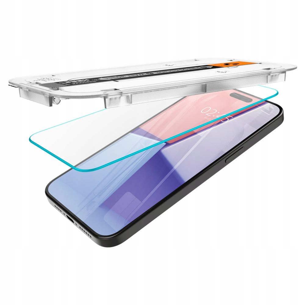 2 X SZKŁO HARTOWANE SPIGEN GLAS.TR "EZ FIT " IPHONE 15 PRO MAX Rodzaj szkło hartowane