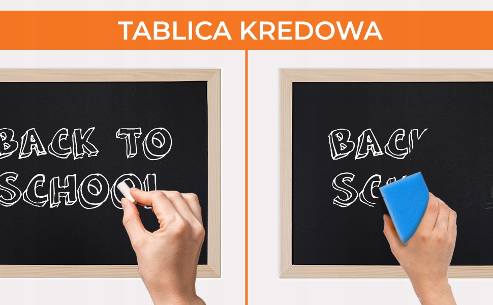 Tablica REKLAMOWA KREDOWA 40x60cm Na Ścianę MENU Wisząca Ścieralna Marka bez marki