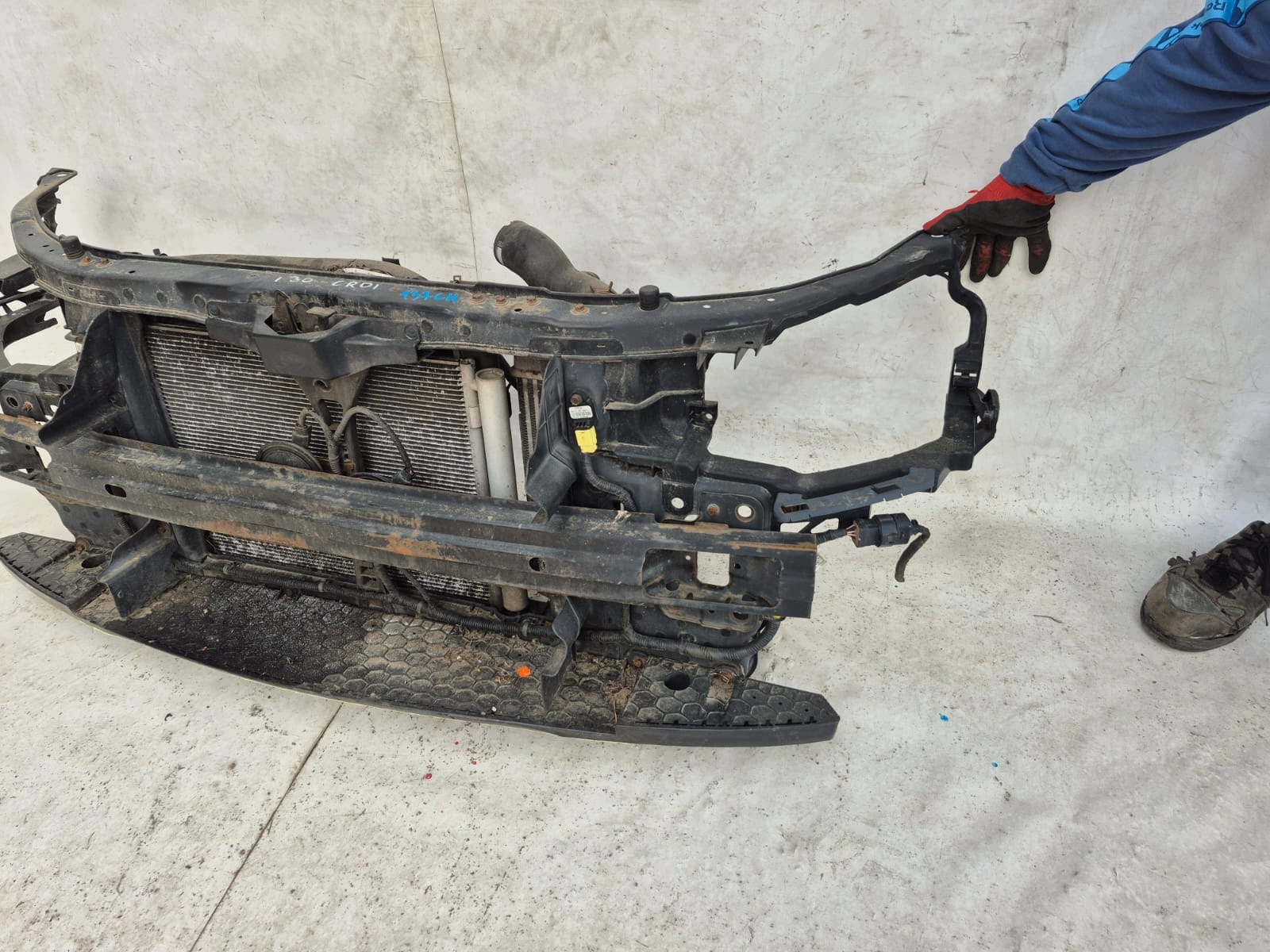 HYUNDAI I30 and CRDI 07- front body wall front pillar iron radiator