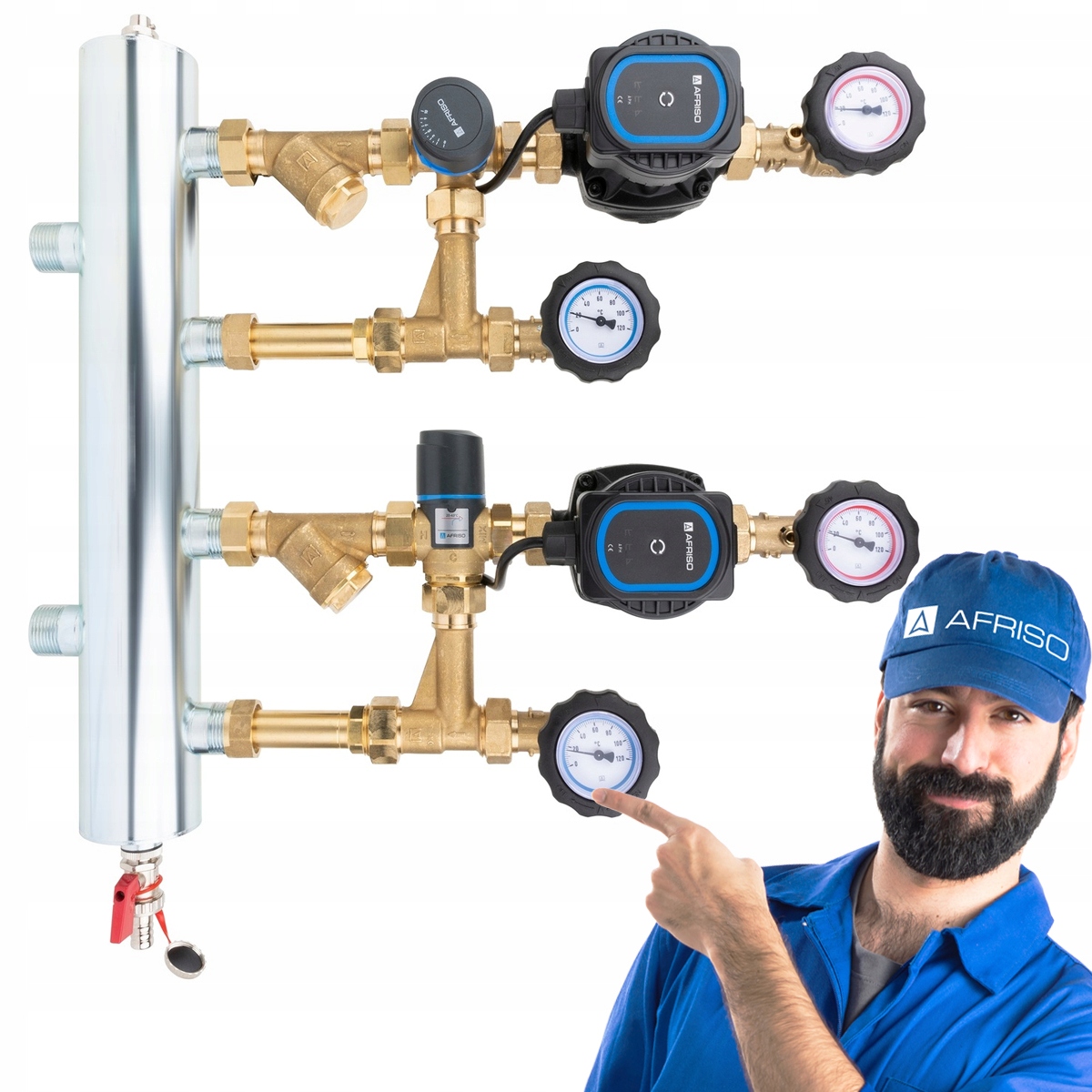 Sprzęgło Hydrauliczne 2OB Zestaw Mieszający Afriso