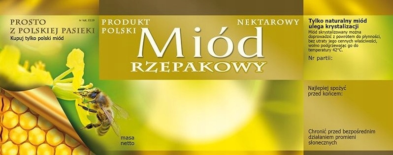 

Etykiety Duże Samoprzylepne Rzepakowy 100 szt
