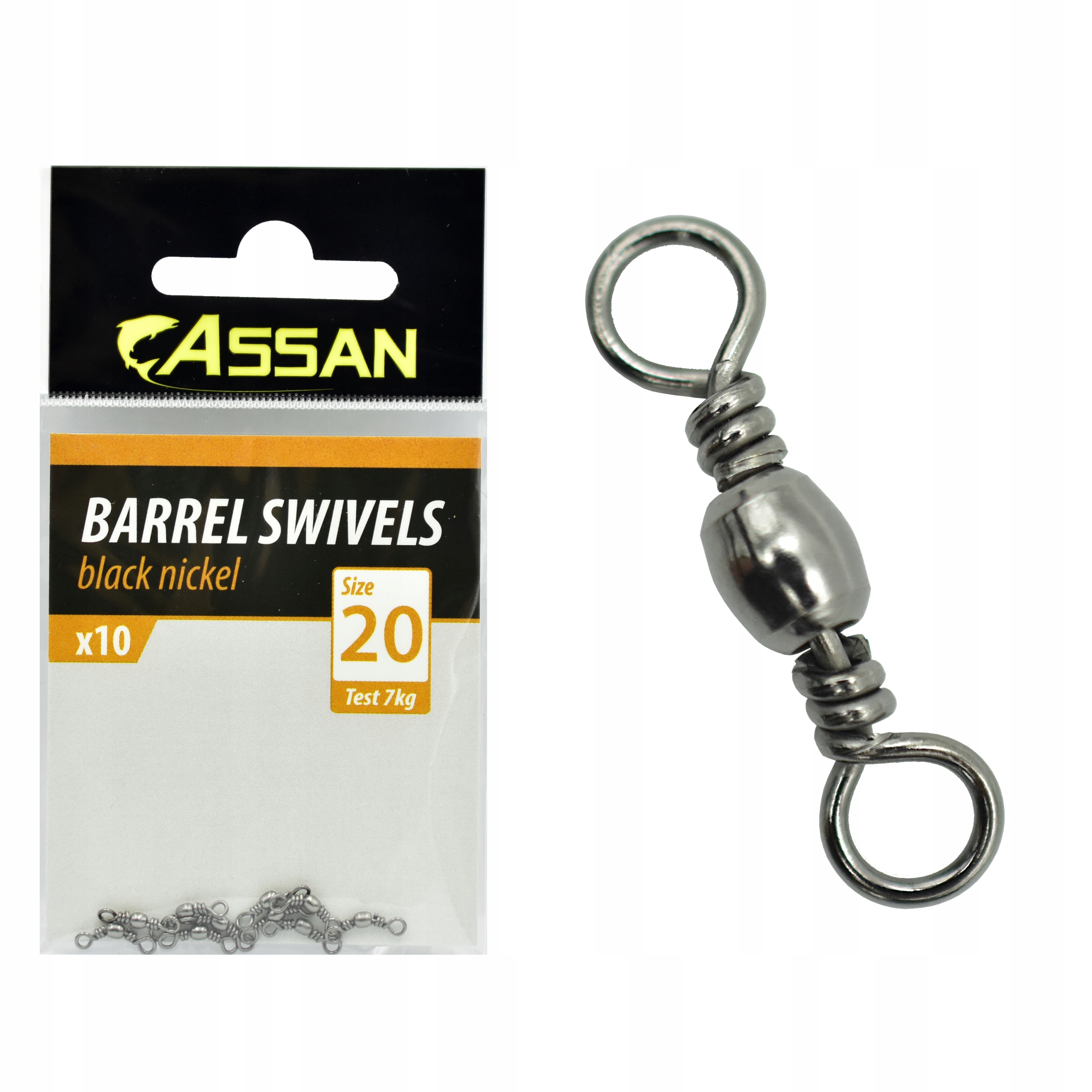 

Krętliki Baryłkowe Assan Krętlik 10szt r 20/7 kg
