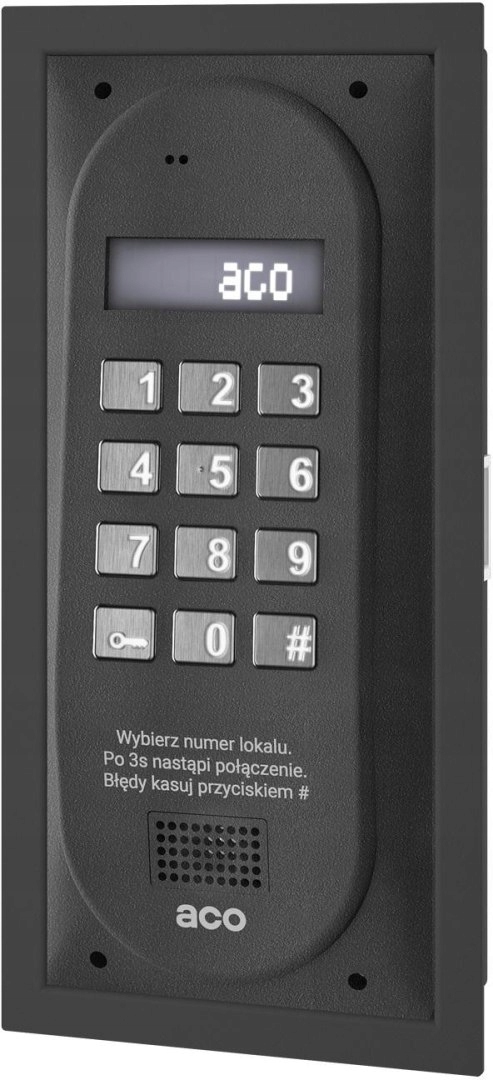 Aco CDNP8ACC St Digitálny domofón s kódovým zámkom a čítačkou
