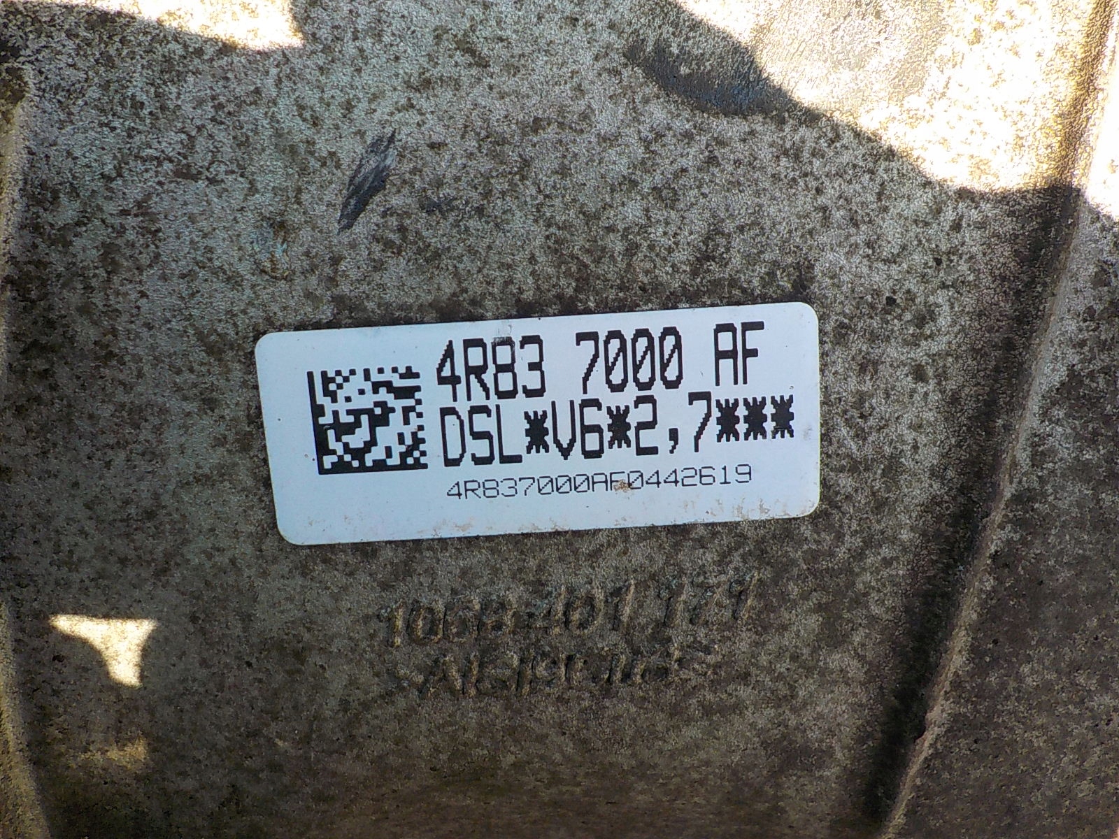 JAGUAR S-TYPE 2.7 D Getriebe 6HP-26 4R8370000AF AUTOMAT