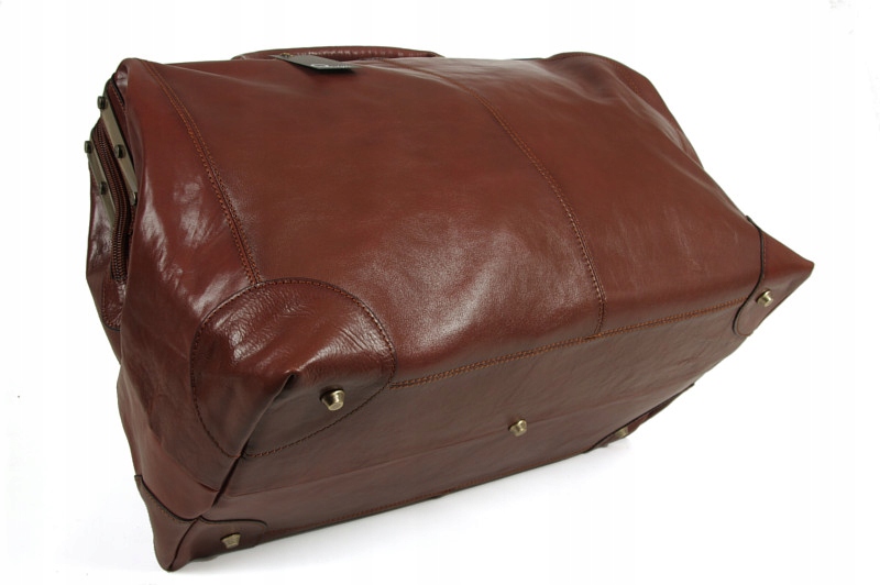 KUFER SKÓRZANY PRESTIŻOWA TORBA PODRÓŻNA SKÓRA Marka inna