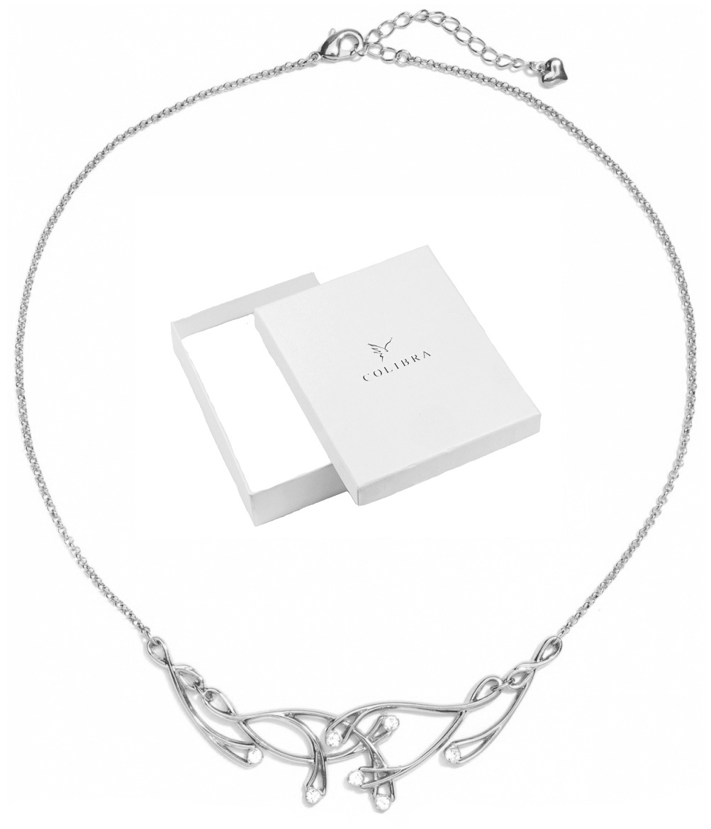 

Wyjątkowa Kolia Naszyjnik Srebrny Swarovski trendy