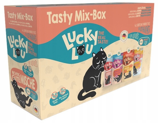 Lucky Lou Lifestage Adult Tasty Mix-Box sáčky 12x125g
