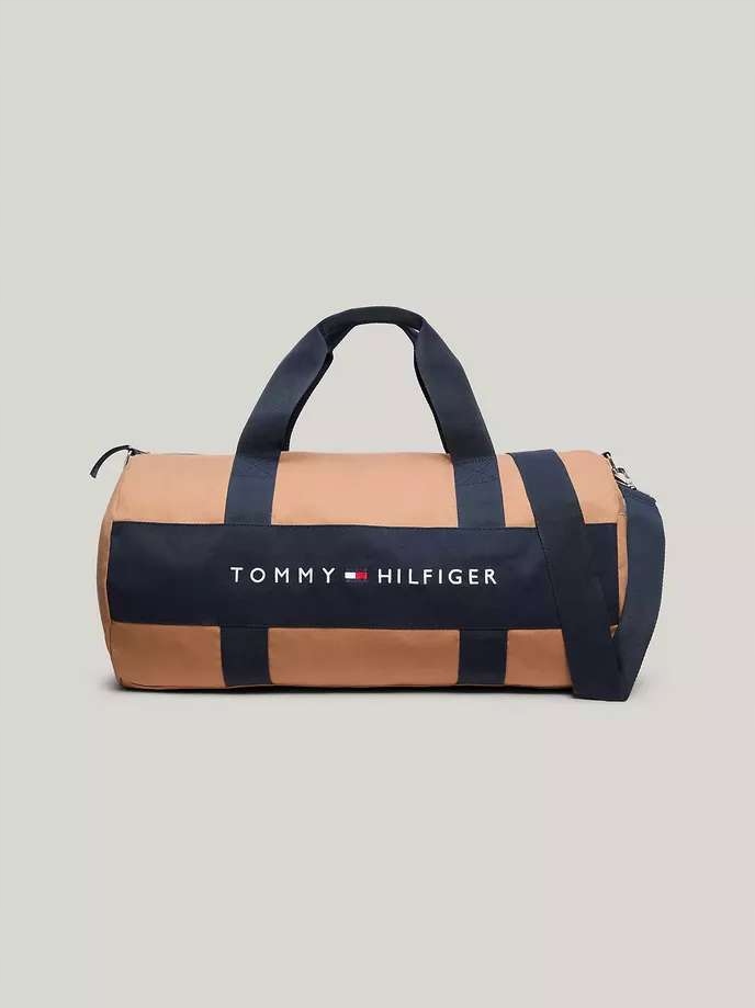 Tommy Hilfiger velká sportovní taška Duffle hnědá
