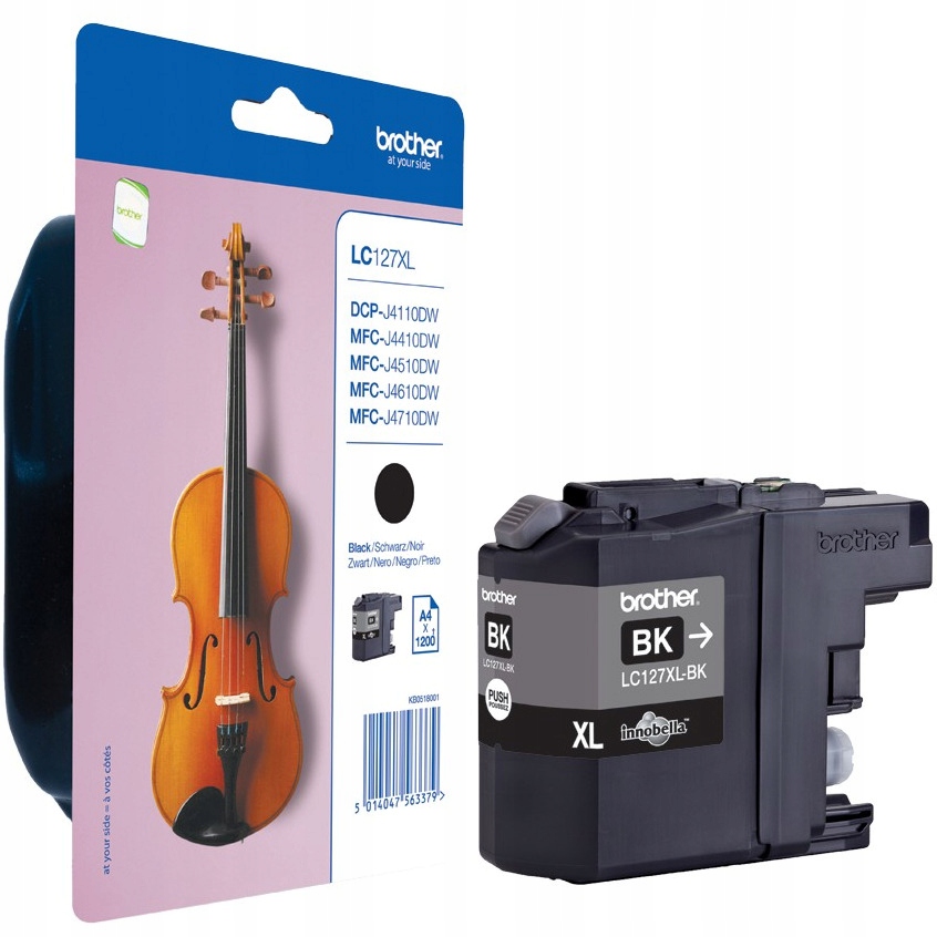 Inkoust Brother (LC127XL-BK) černý 1200 str