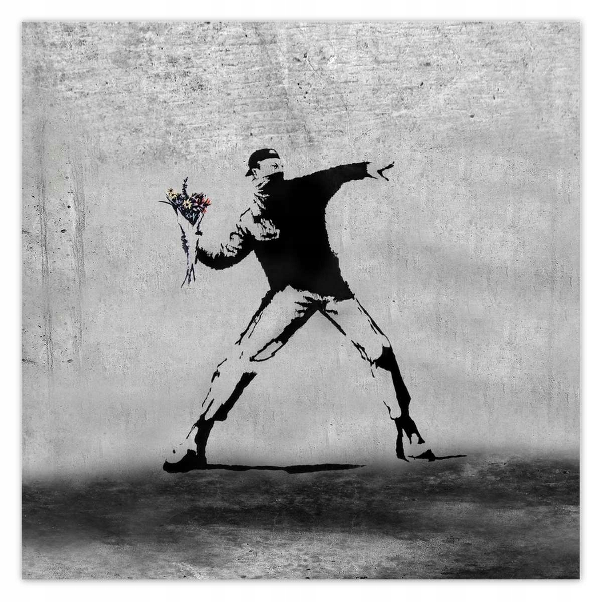 Fototapety 312x312 Banksy Kvetový vrhač