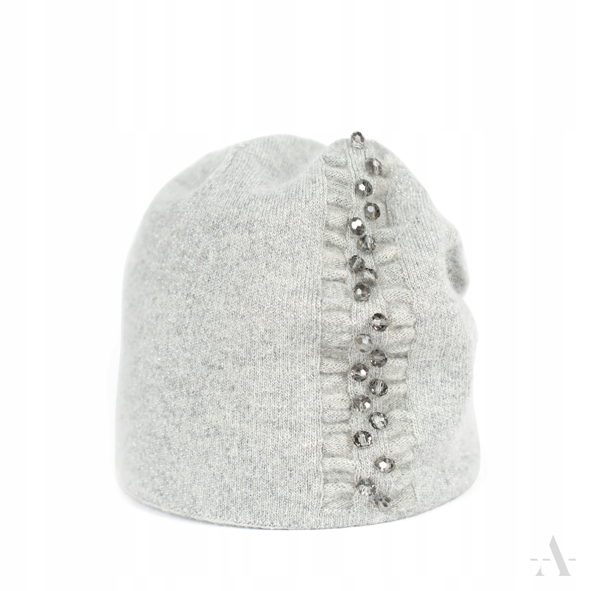 

Premium Glamour Zimowa Czapka damska Wełna+angora