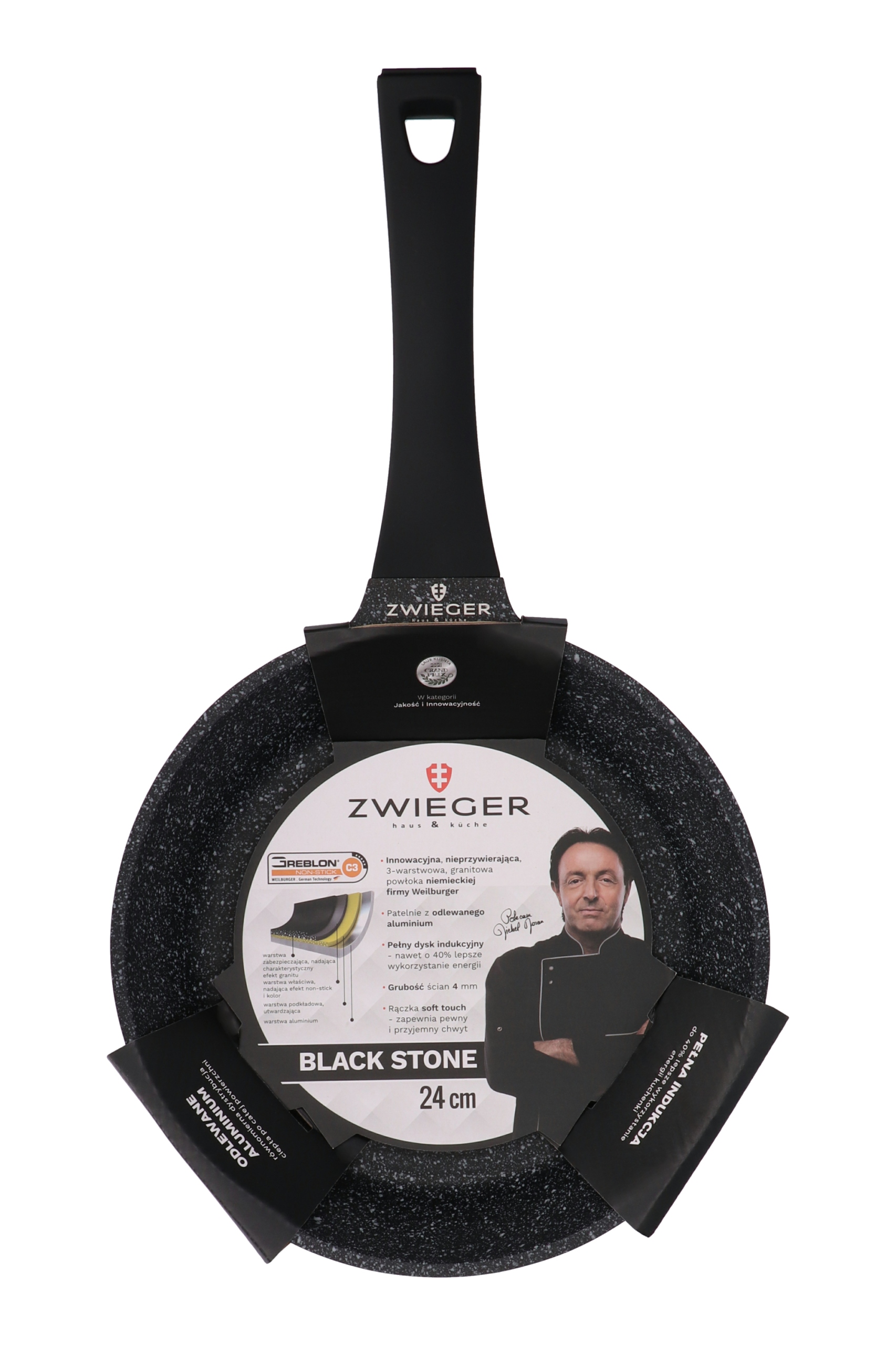 

Zwieger Black Stone patelnia 24 cm