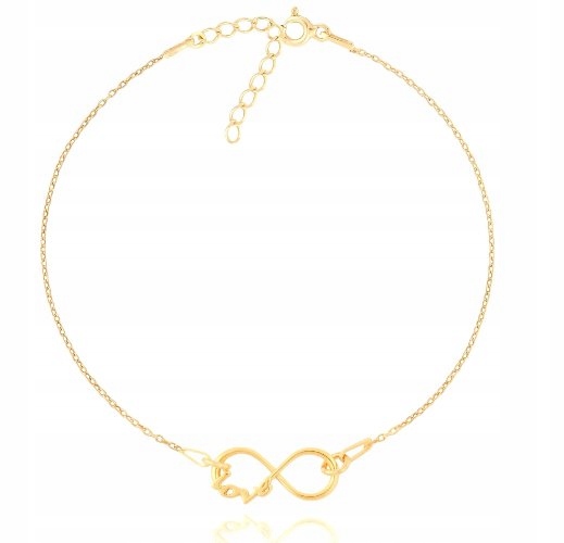 

Bransoletka Infinity Nieskończoność Love srebro925