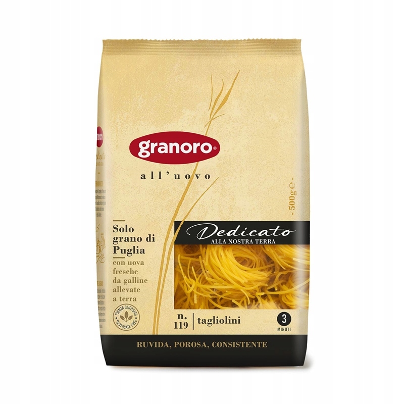 Těstoviny Dedicato Tagliolini N.119 500g Granoro