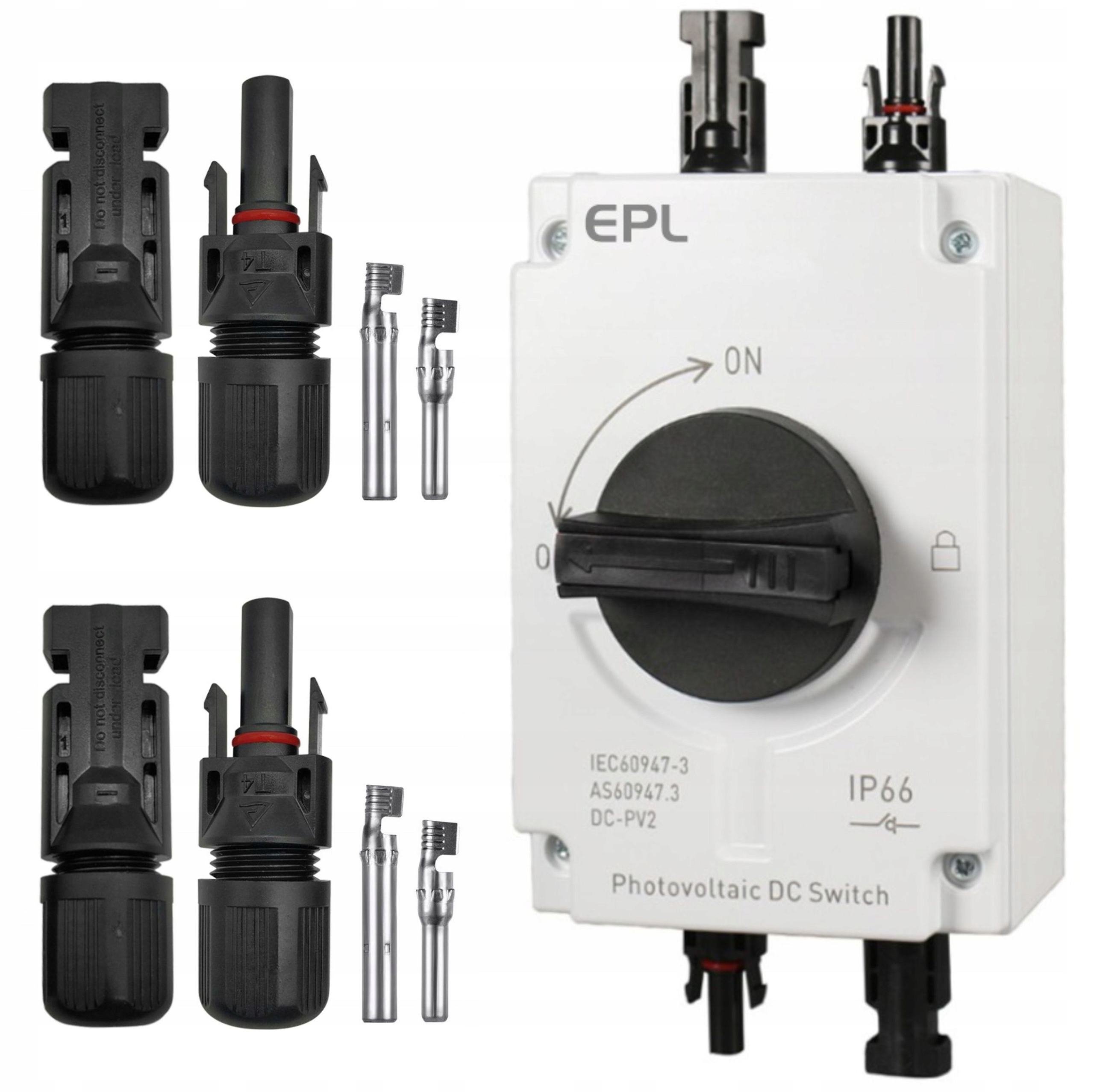 Rozłącznik Izolacyjny Główny Wyłącznik Solarny Obrotowy Pv 32A 4P 1000V DC