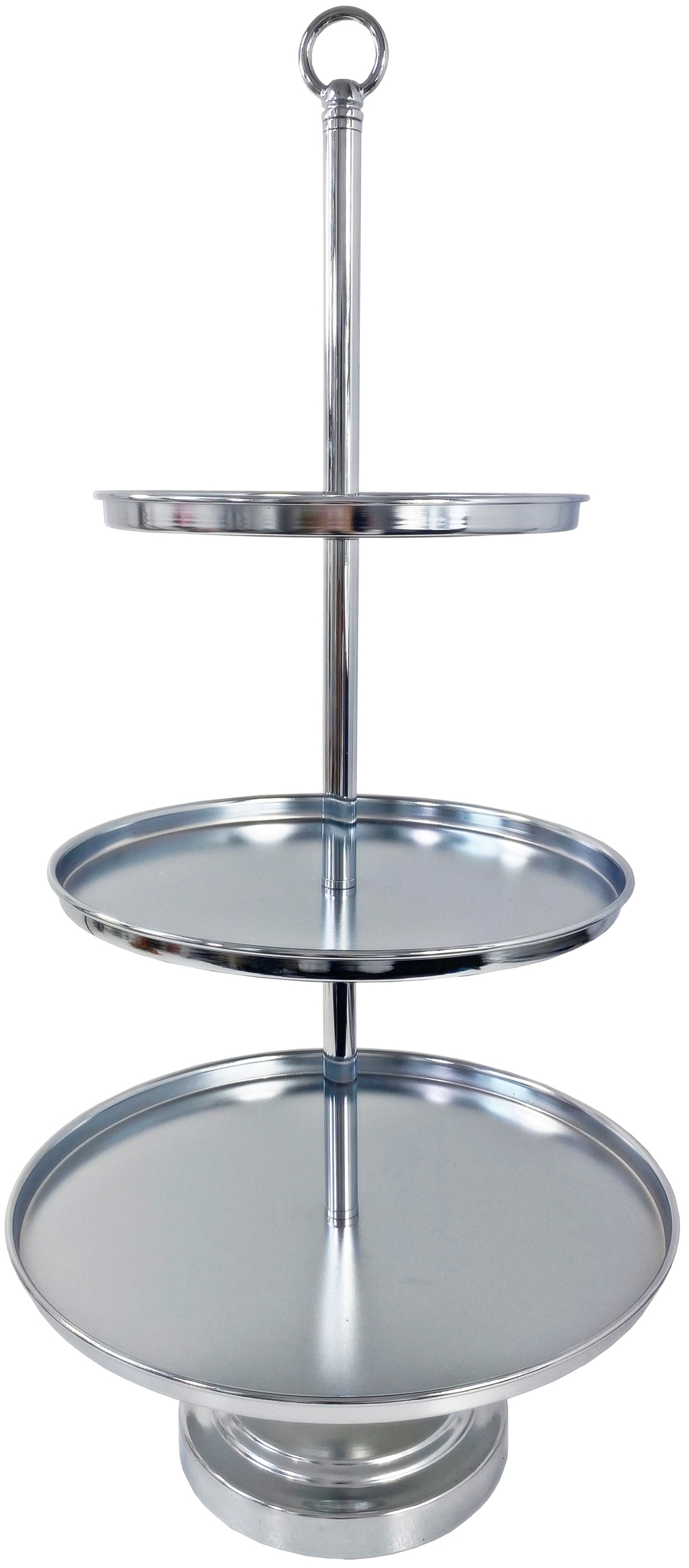 PATERA METALOWA NA CIASTA OWOCE BABECZKI SILVER