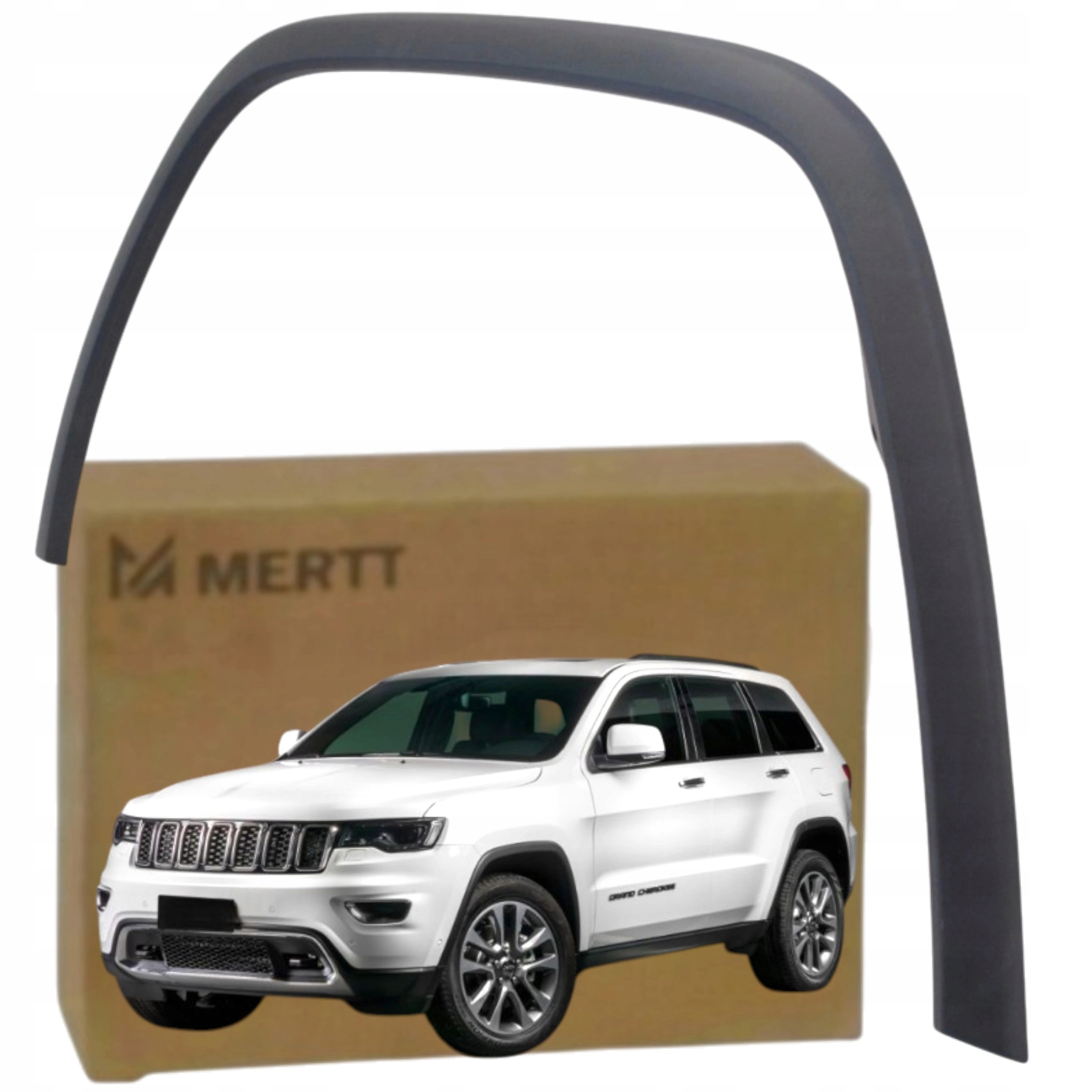 Lišta Předního Blatníku Pravá, černá, struktura Jeep Grand Cherokee IV WK2