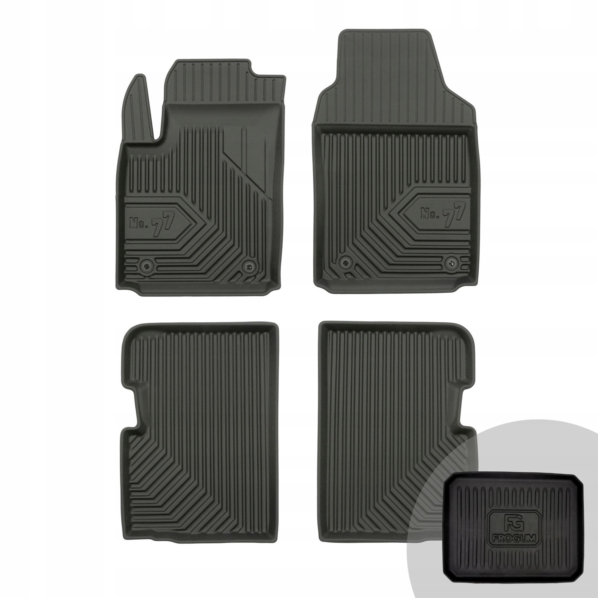 Frogum Koberce do auta pro Fiat 500 od roku 2007