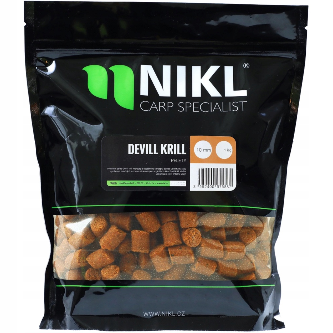 2x Pellet Wędkarski Zanęta Devil Krill 18mm 1kg Karel Nikl