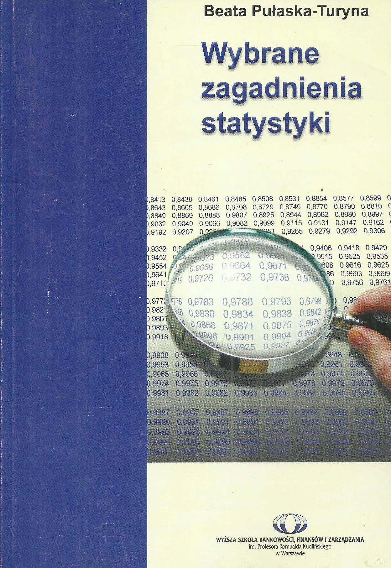 Wybrane zagadnienia statystyki